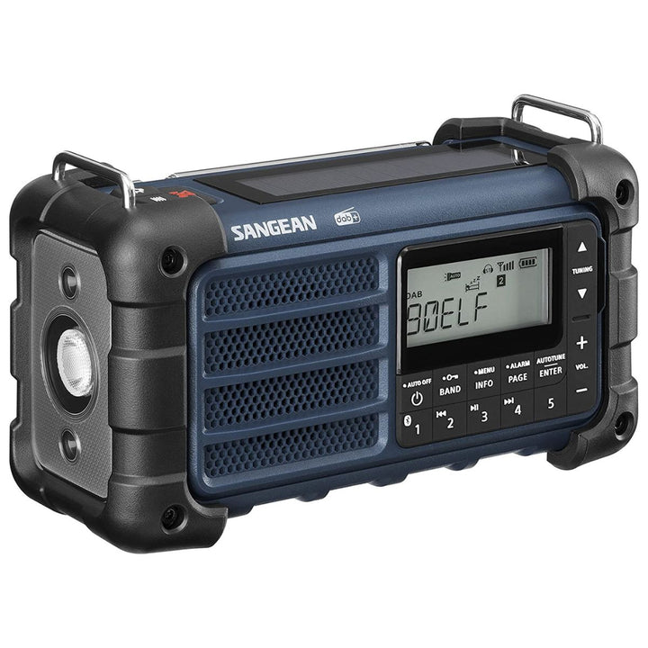 Sangean MMR99 DAB Blue Solcelle Powerbank Nødradio
