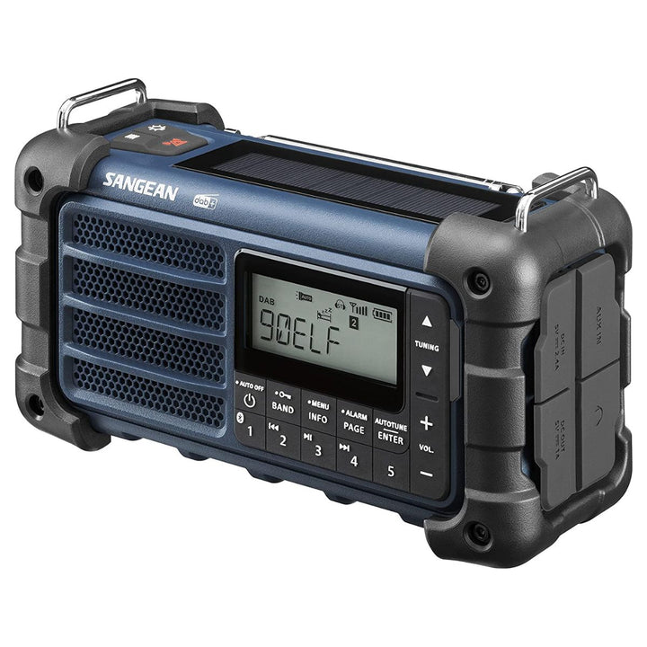 Sangean MMR99 DAB Blue Solcelle Powerbank Nødradio