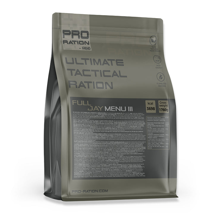 Pro Ration Ultimate Tactical Ration Full Day Meny 5