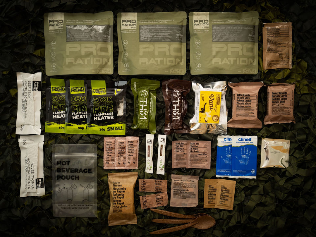 Pro Ration Ultimate Tactical Ration Full Day Meny 5