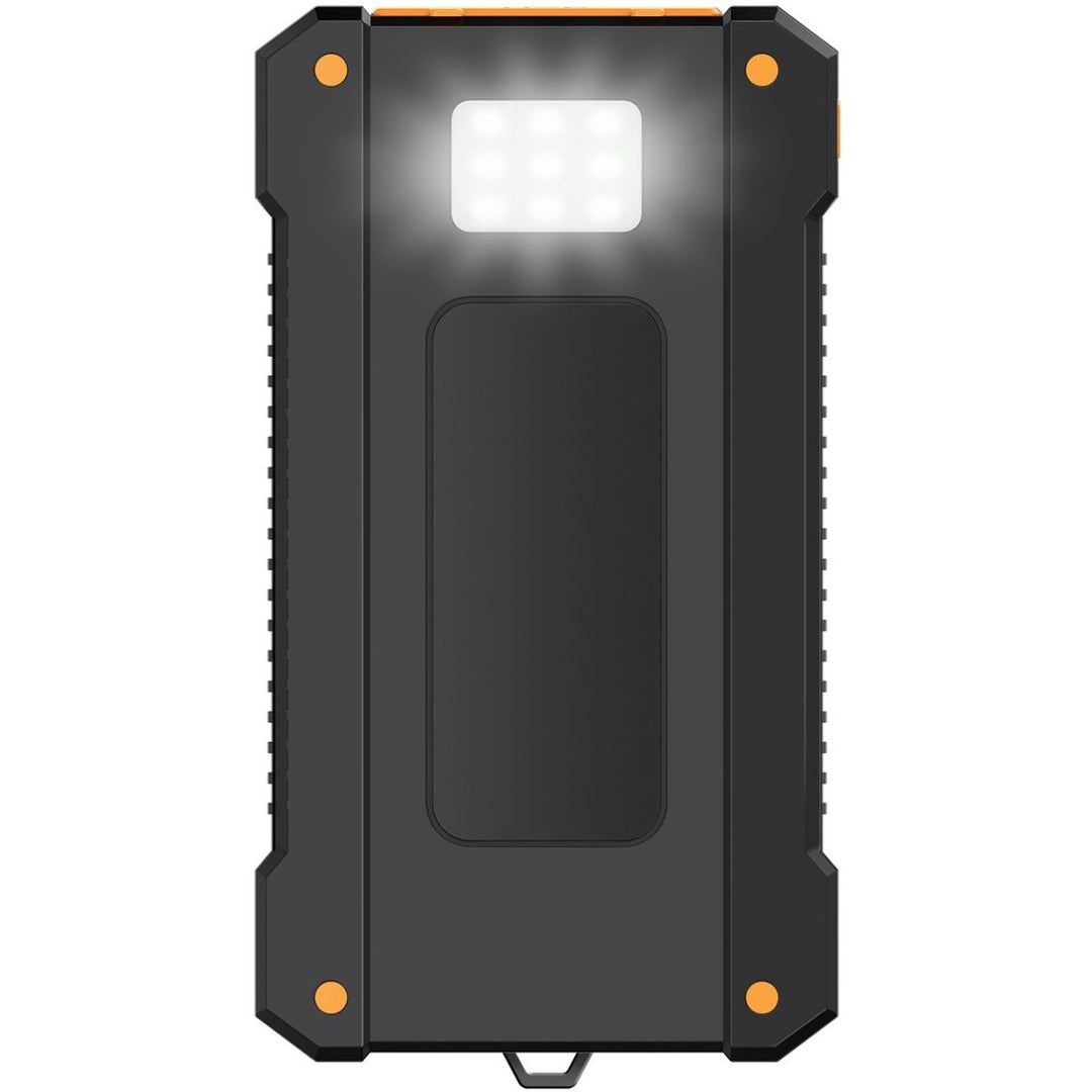 LogiLink Solcelle Powerbank 10.000mAh