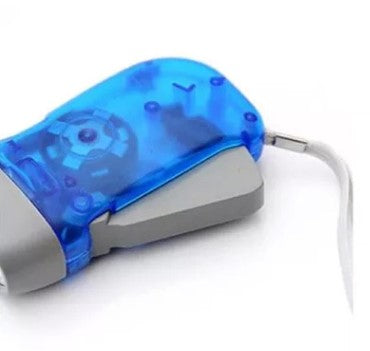 Dynamolampe Blå