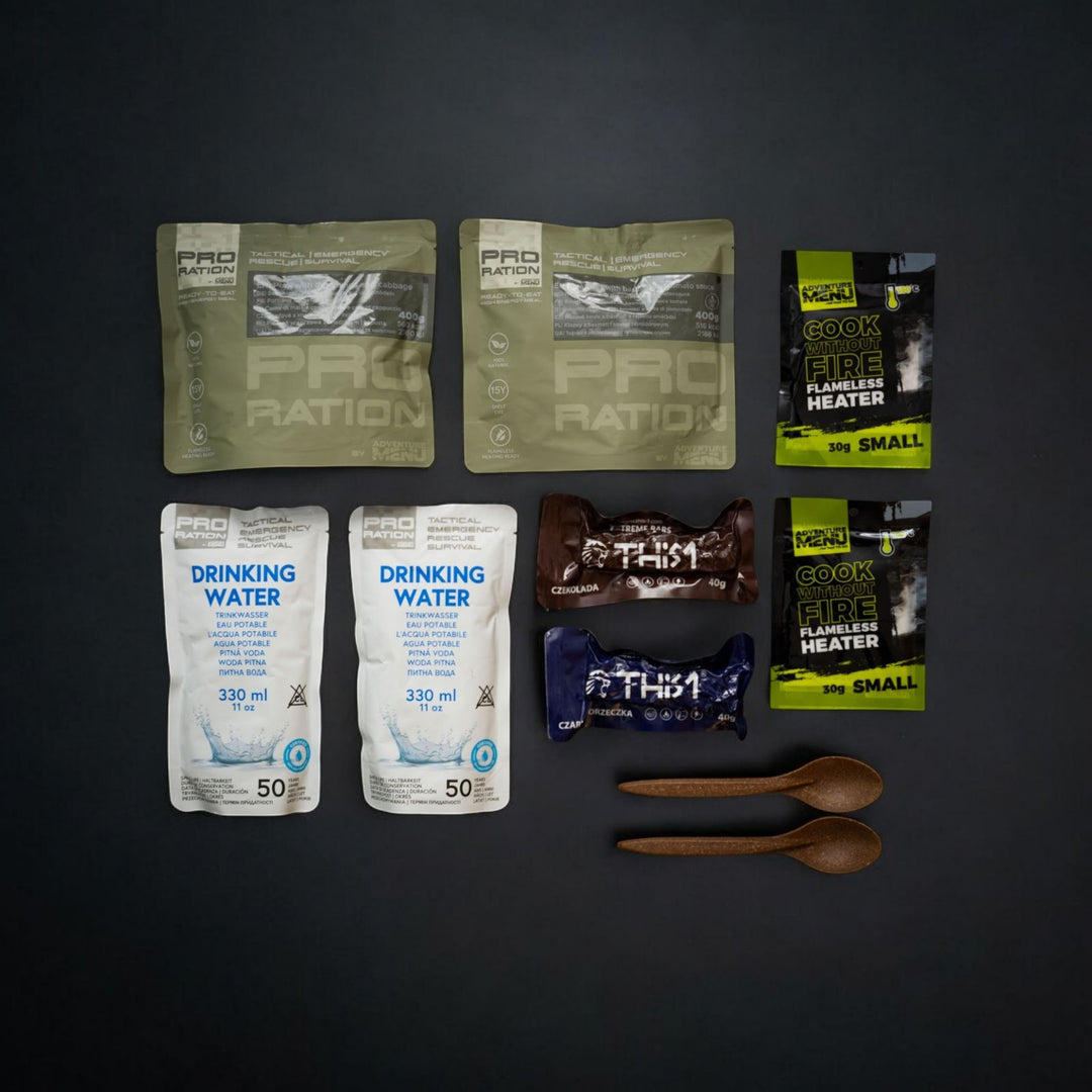Pro Ration Emergency Food and Water Pack Meny 4